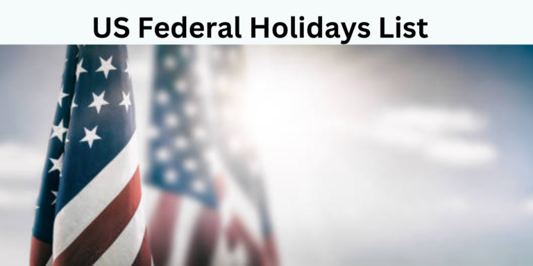 US Federal Holidays List- DATOS