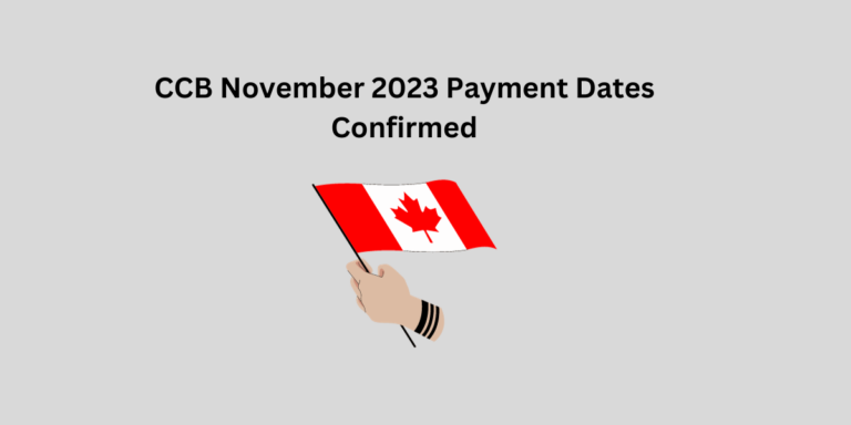 CCB November 2023 Payment Date Confirmed- DATOS