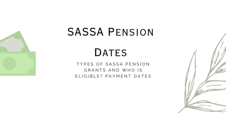 SASSA Pension Dates