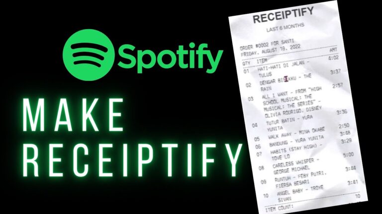 What is Receiptify (Spotify Receipt)