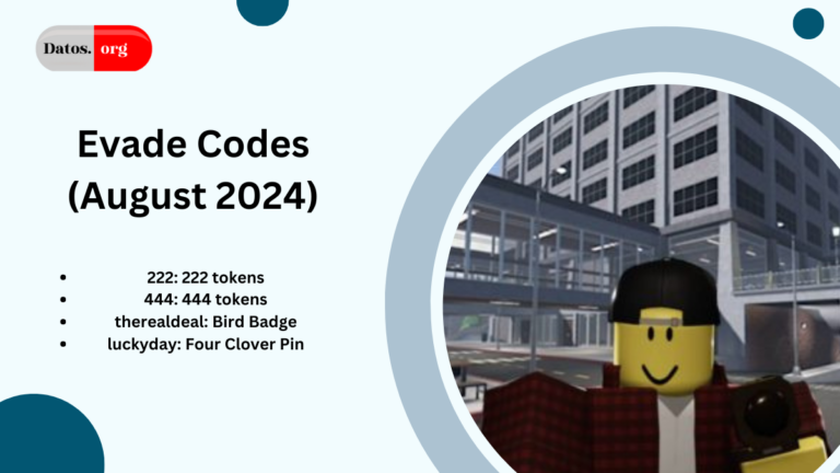 Evade Codes (August 2024)