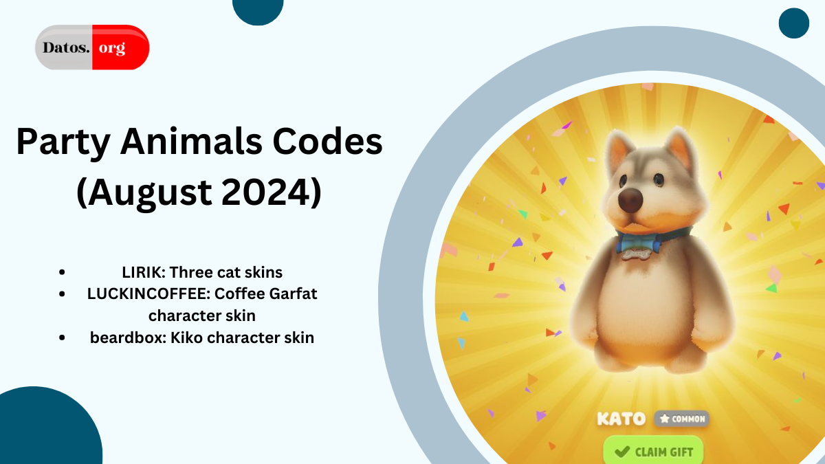 Party Animals Codes (August 2024)