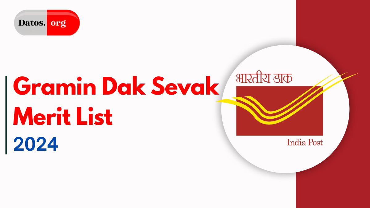 Gramin Dak Sevak Merit List 2024, Check Post For More Details