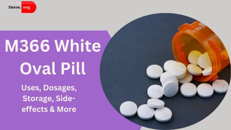 M366 White Oval Pill