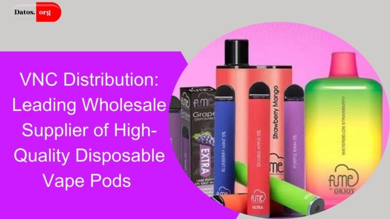 VNC Distribution: Leading Wholesale Supplier of High-Quality Disposable Vape Pods