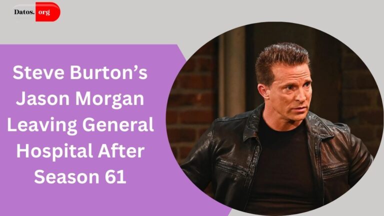 Steve Burton’s Jason Morgan Leaving General Hospital After Season 61