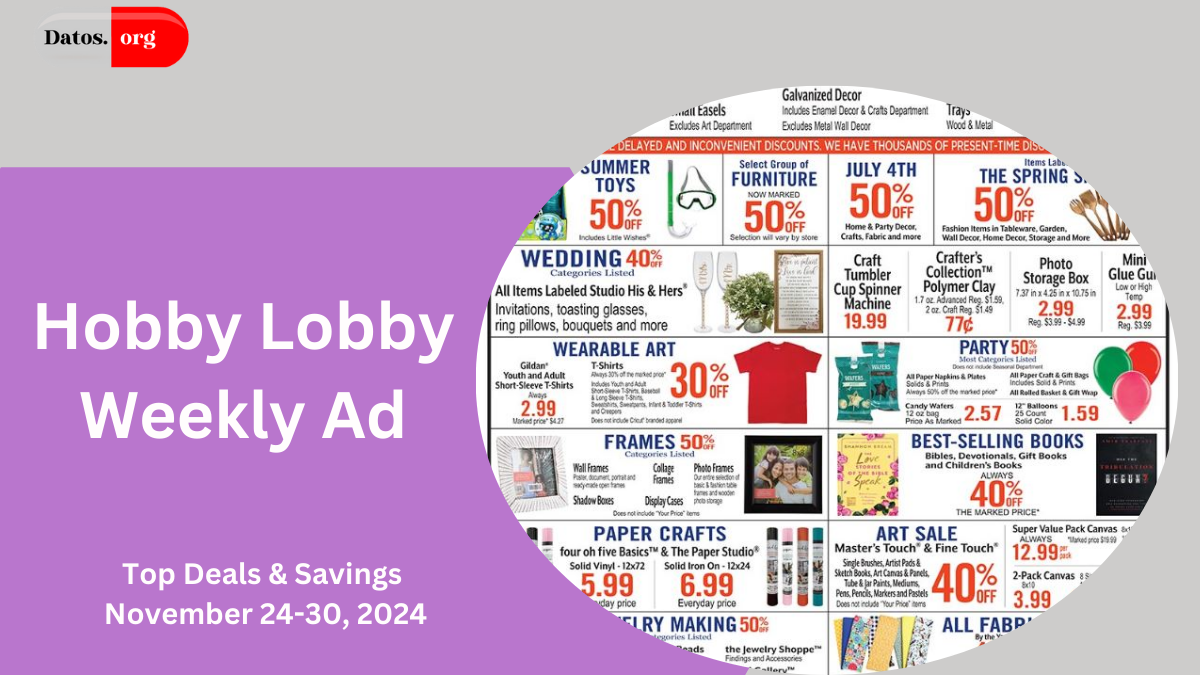 Hobby Lobby Weekly Ad