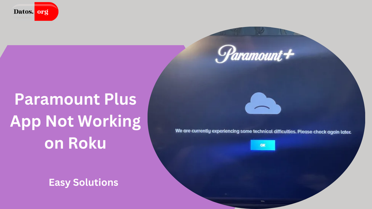 Paramount Plus App Not Working on Roku