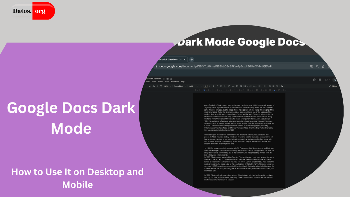 Google Docs Dark Mode