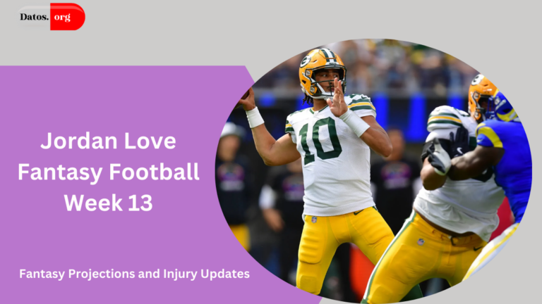 Jordan Love Fantasy Football Week 13