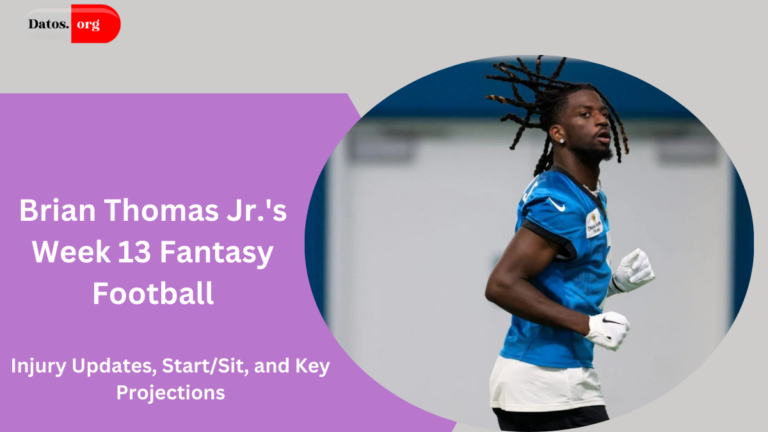 Brian Thomas Jr.'s Week 13 Fantasy Football