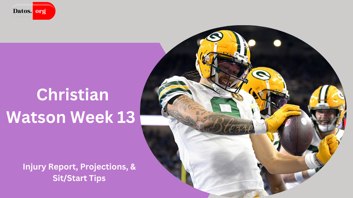 Christian Watson Week 13