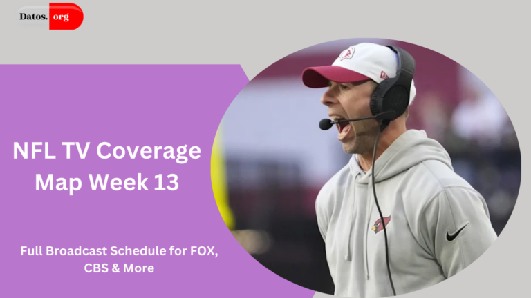 NFL TV Coverage Map Week 13