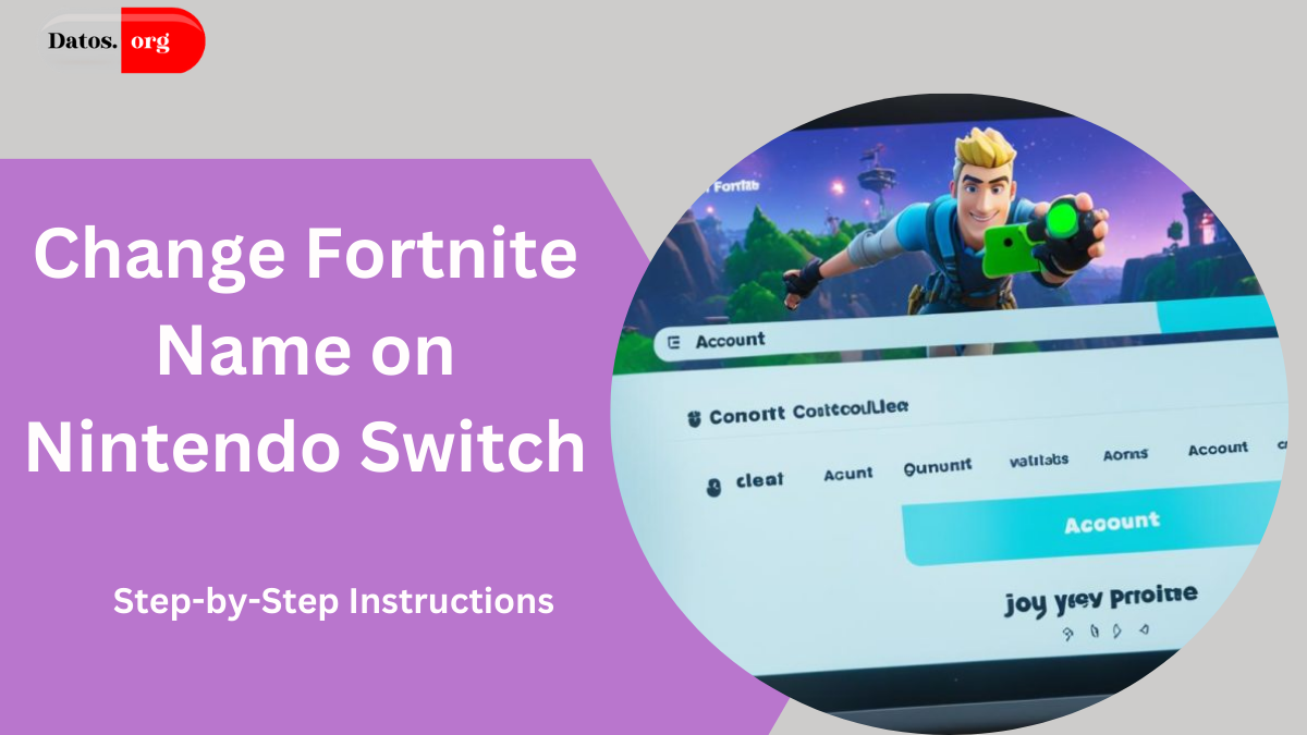 Change Fortnite Name on Nintendo Switch