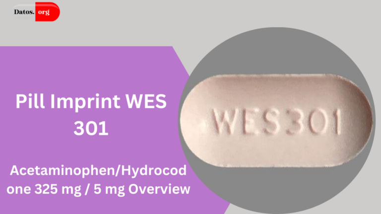 Pill Imprint WES 301