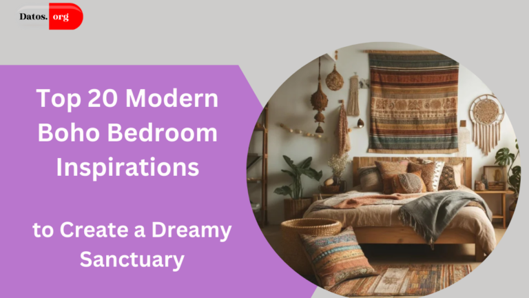 Top 20 Modern Boho Bedroom Inspirations